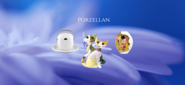 Feinste Porzellan-Geschenke-Geschirrteile von Rosenthal, Hutschenreuther, Villeroy und Boch, Goebel und vielen anderen