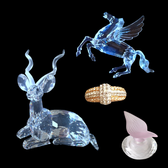 Swarovski Kristallfiguren Schmuck und Design-Obkekte  NEU im Geschenkkarton