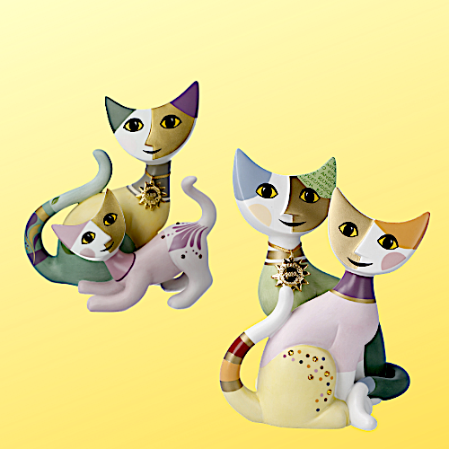 Die beliebten Porzellan Katzen von Rosina Wachtmeister