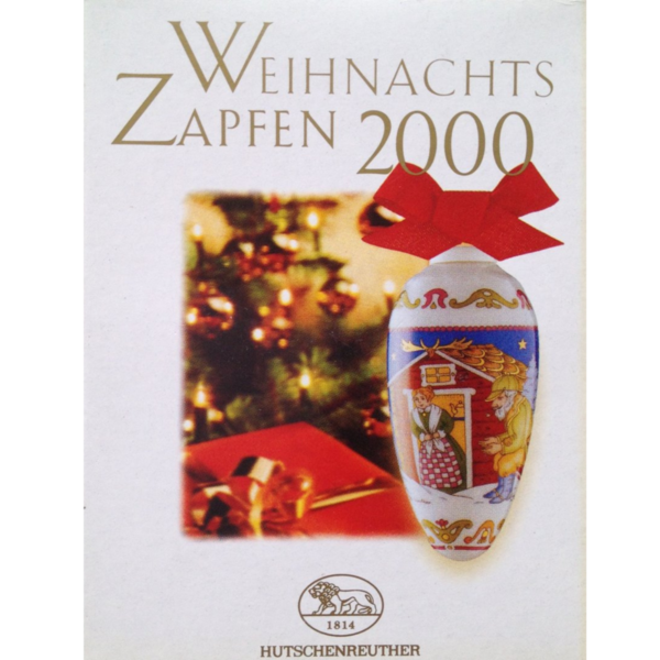 Hutschenreuther Weihnachtszapfen 2000 "Försterhaus"