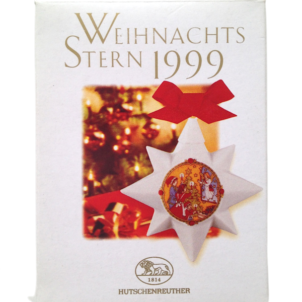Hutschenreuther Weihnachtsstern 1999 "Engelsmusik"