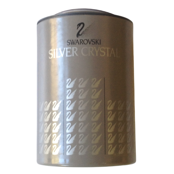 Swarovski Silver Crystal Schnecke auf Weinblatt
