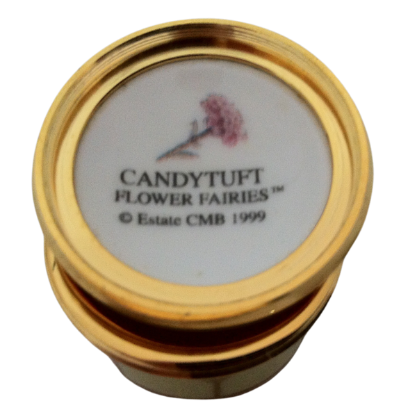 Royal Worchester Pillendose Flower Fairies Candytuft