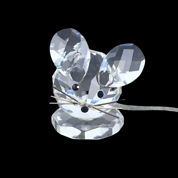Swarovski Silver Crystal Replika Maus