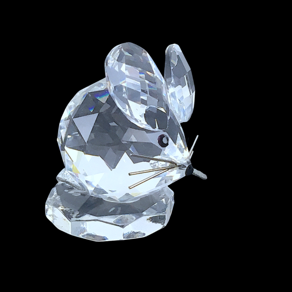 Swarovski Silver Crystal Replika Maus