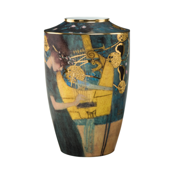 Goebel Klimt Porzellan Vase "Die Musik" 41cm - Limitiert